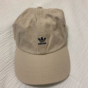 Tan Adidas hat